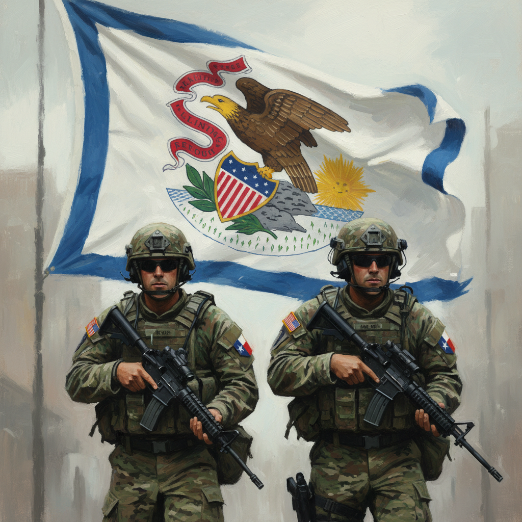 Texas National Guard Arrives in Chicago Region Amid Legal Challenges