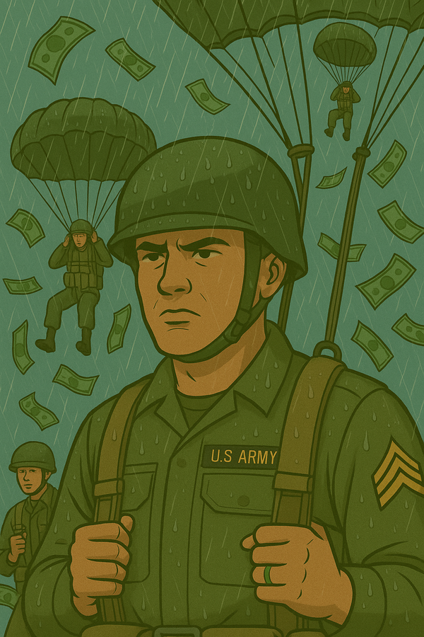 Trespass or Not, Strategies in Asia, All Hands for Africa, Paratrooper's COLA, Logistical and Personnel Moves, and more.