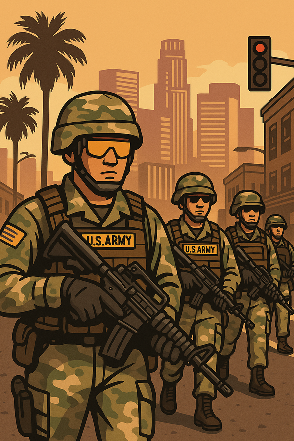 From the Smoke Pit - National Guard Deployment in Los Angeles, June 2025