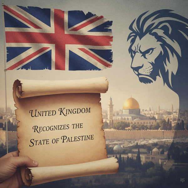 UK Set to Formally Recognize Palestinian State
