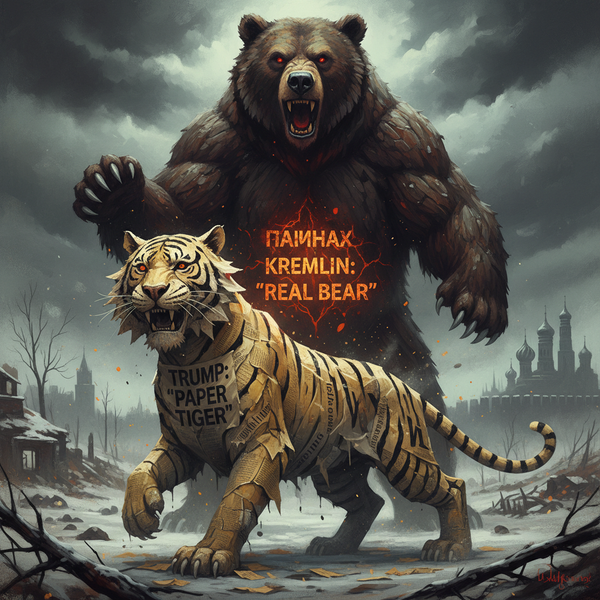 Trump's "Paper Tiger" Remark Draws "Real Bear" Response from Kremlin