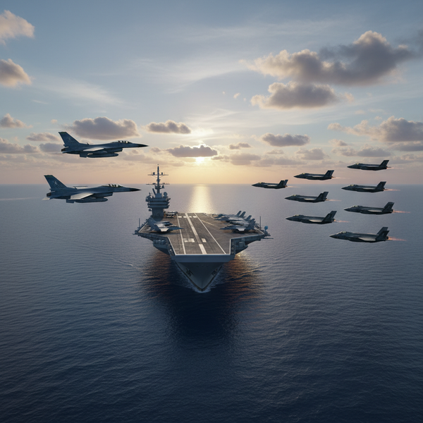Tensions Flare as Venezuelan Jets Buzz U.S. Warship